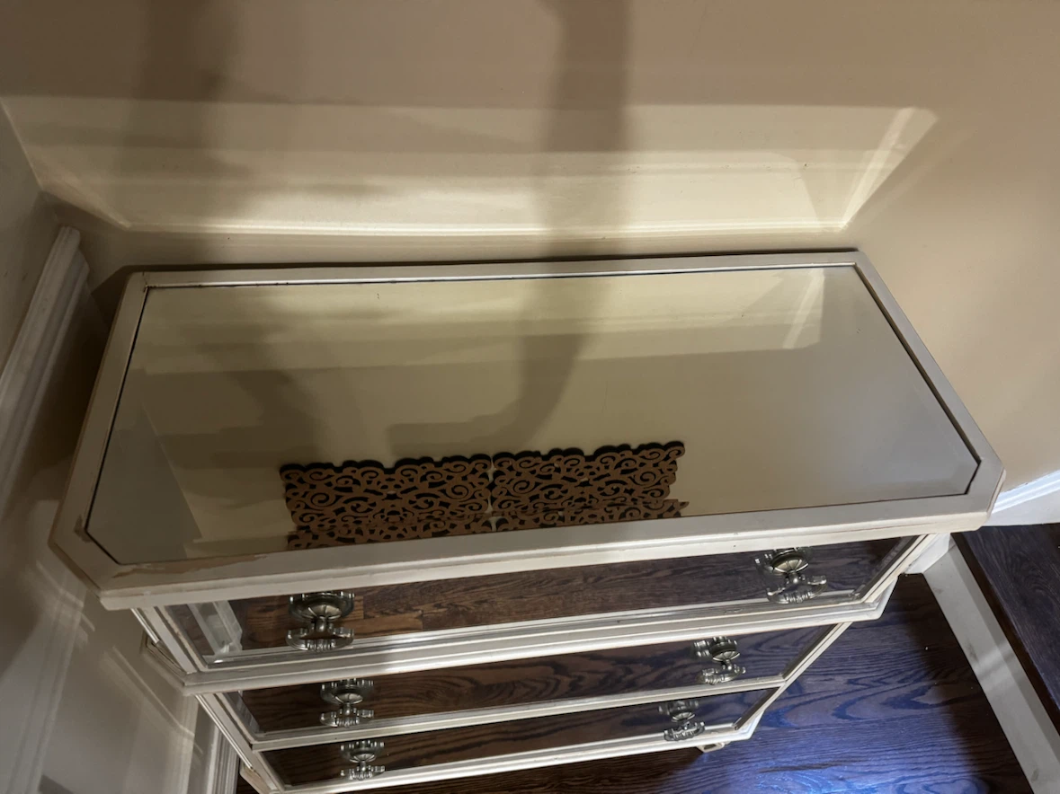 Mirrored 3-Drawer Chest