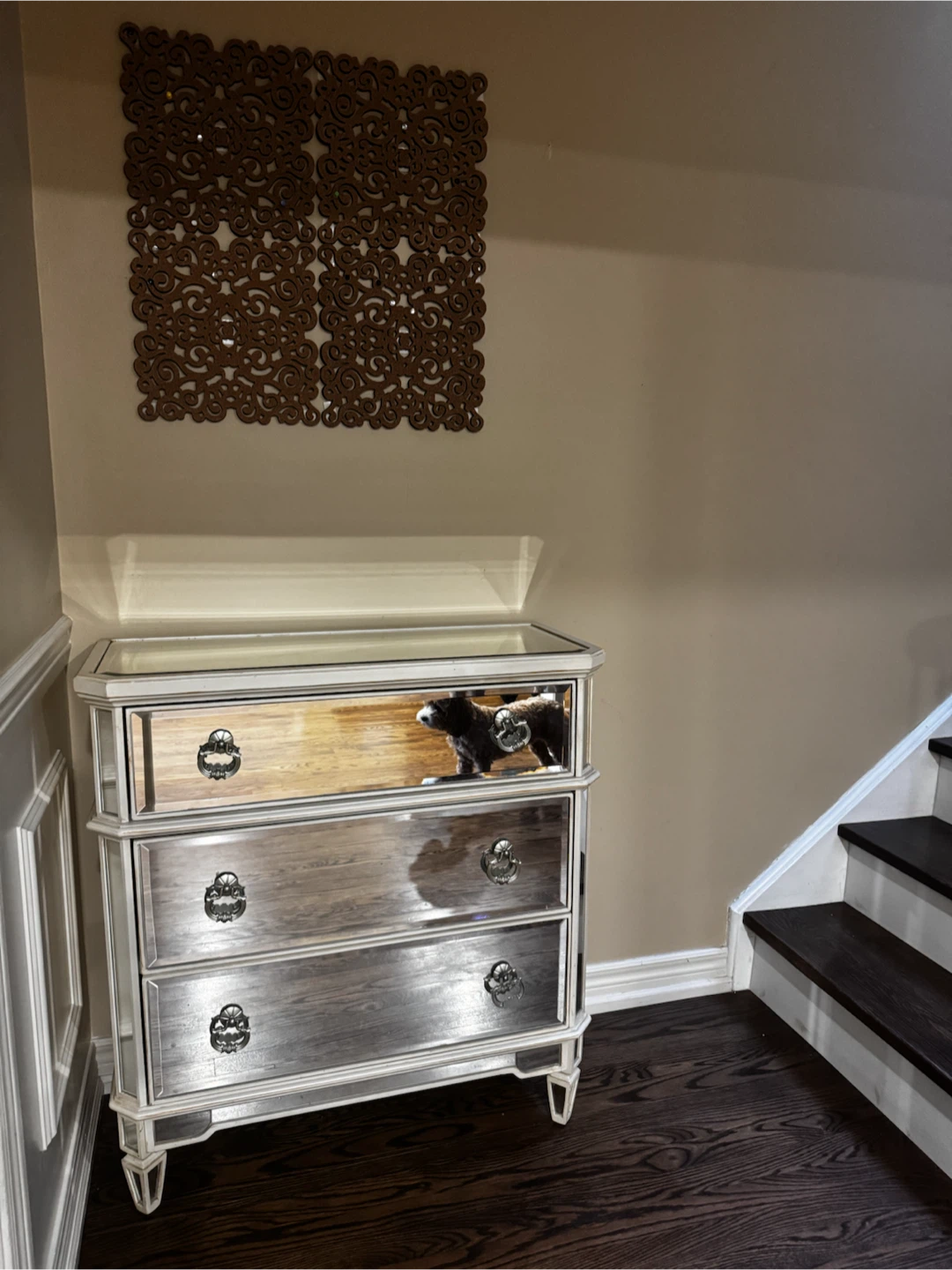 Mirrored 3-Drawer Chest - photo 2
