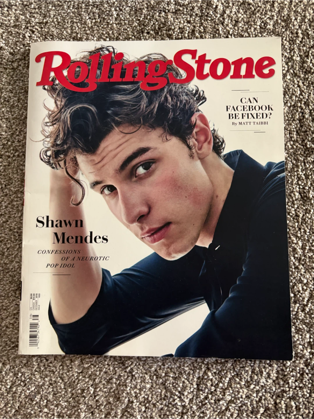 Rolling Stone Magazine - Shawn Mendes Cover