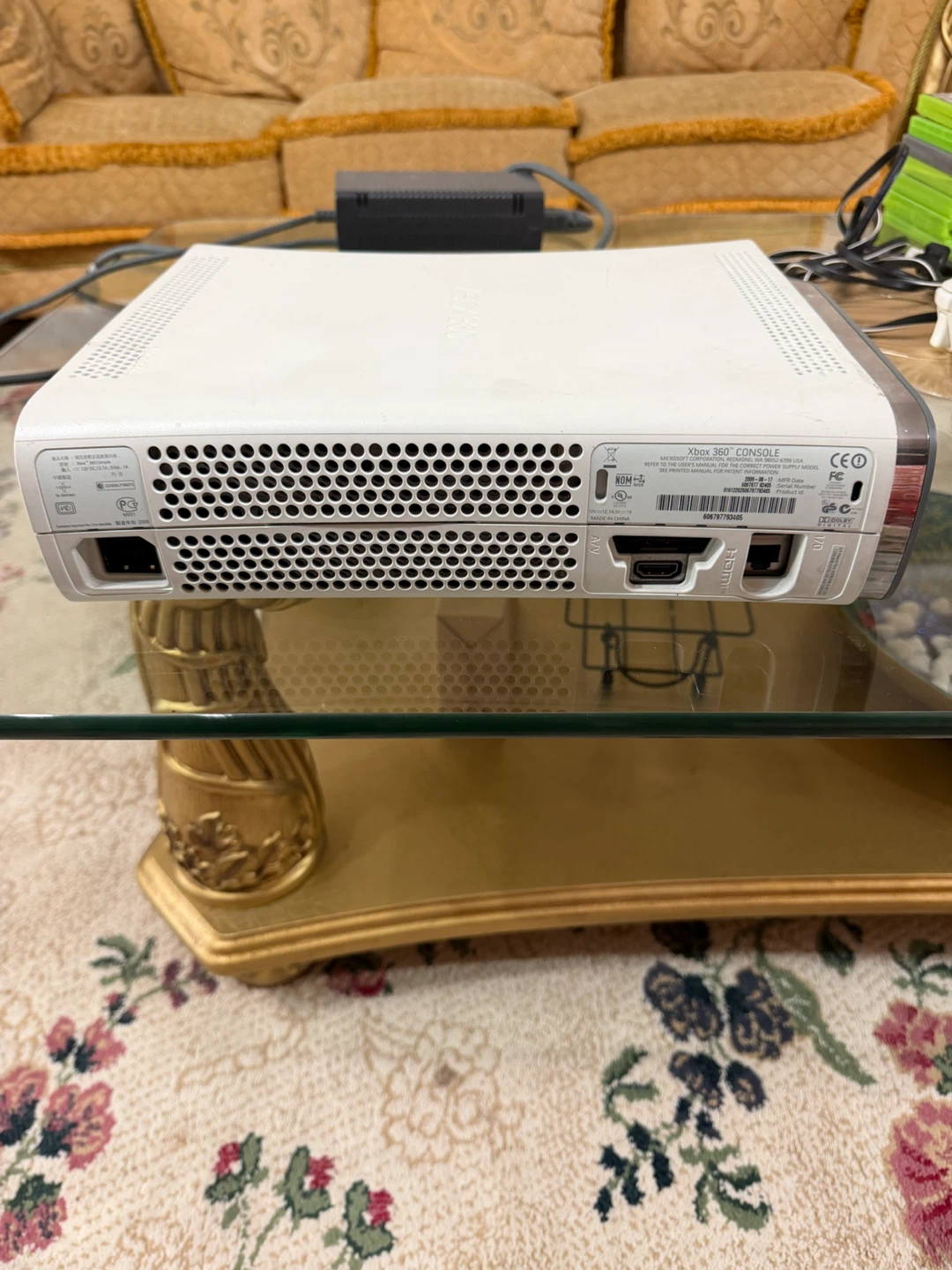 Xbox 360 Console with Games and Controllers - photo 2