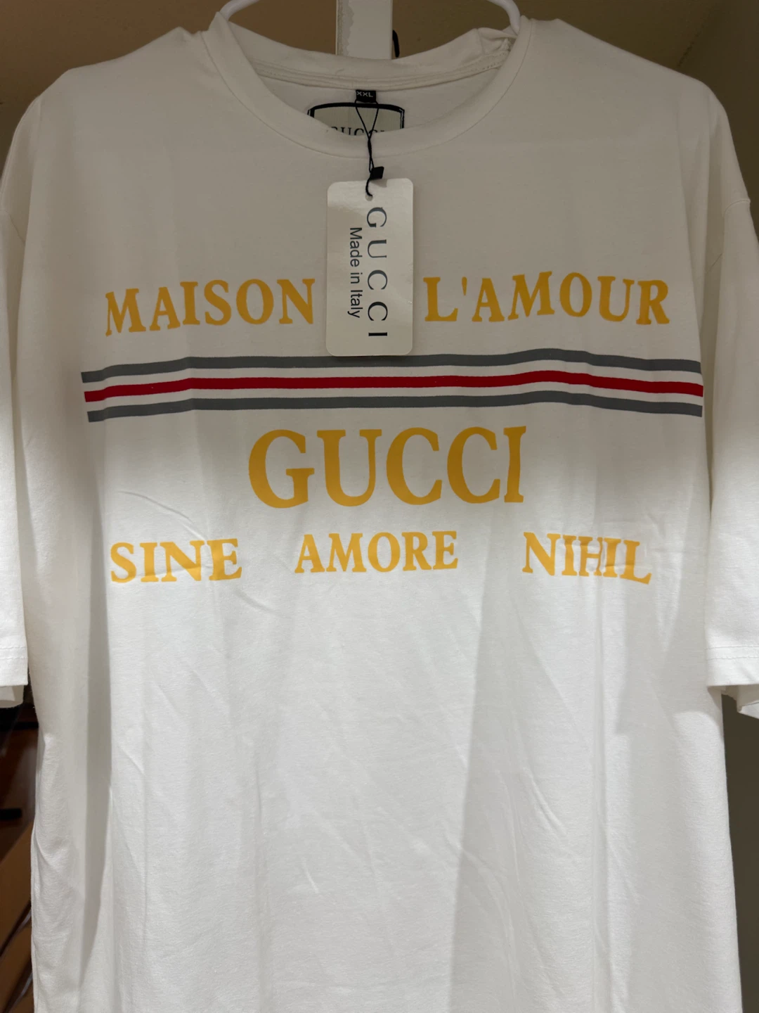 White Gucci T-Shirt 2XL