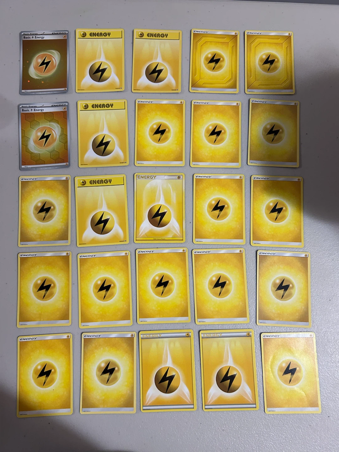 Pokemon Energy Cards - 25 Total
