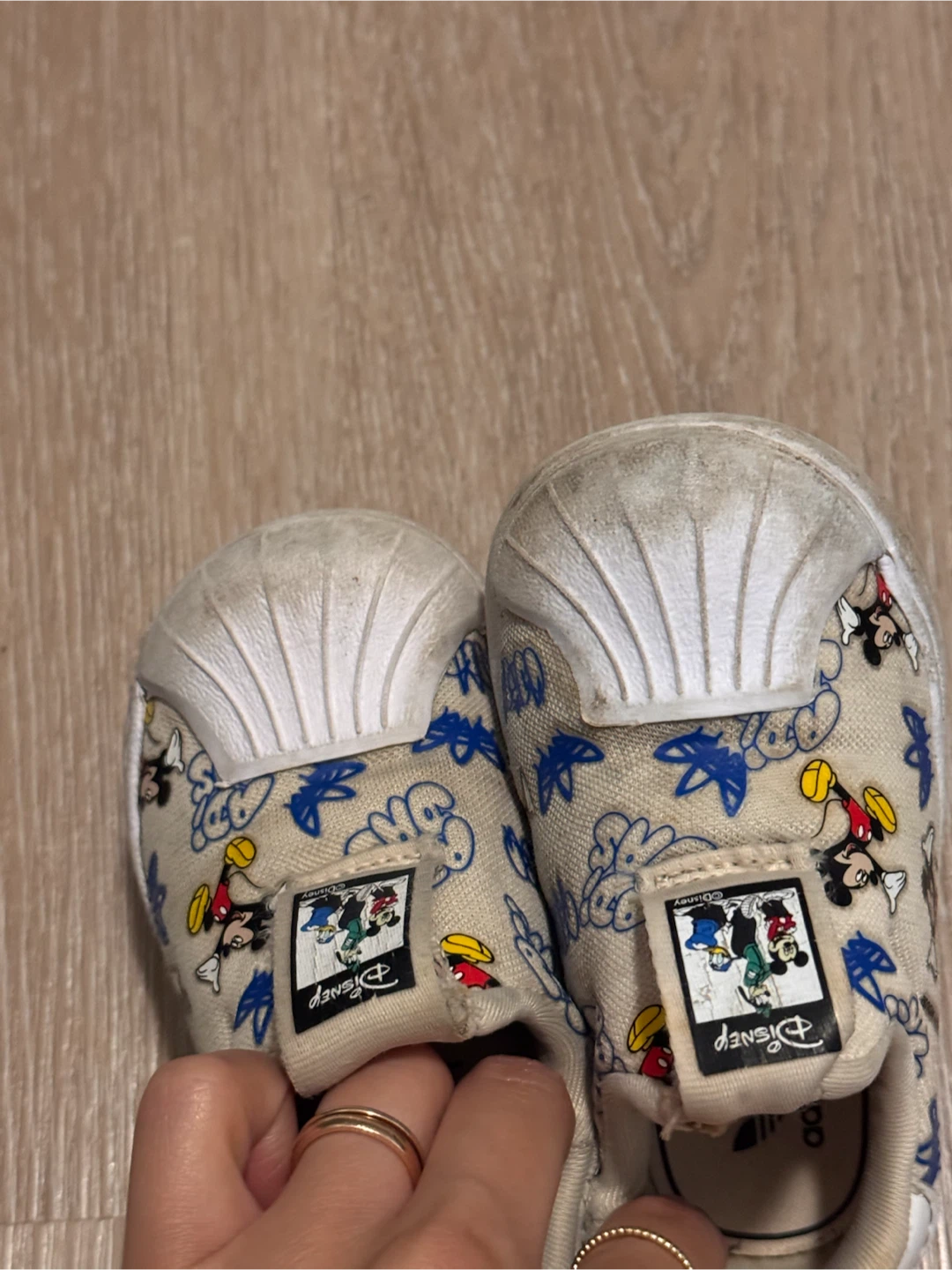 Adidas mickey mouse slip on - photo 2