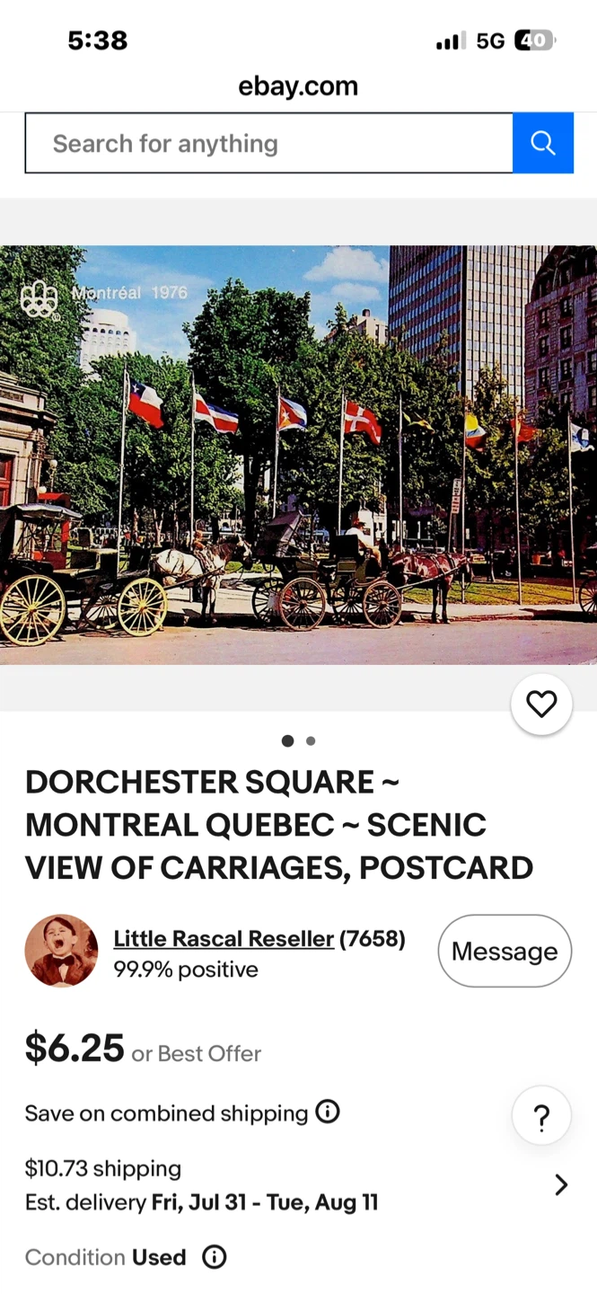 Vintage Montreal Postcards (10 Pack) - photo 2