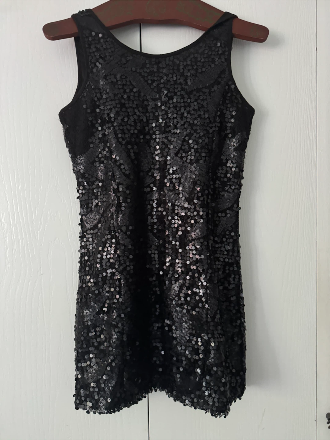 Supertrash Black Sequin Dress Size S