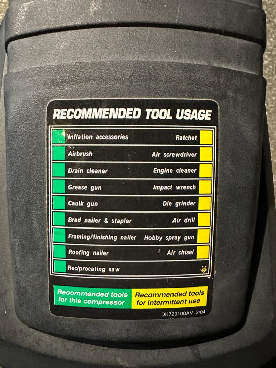 Campbell Hausfeld Air Compressor - photo 2
