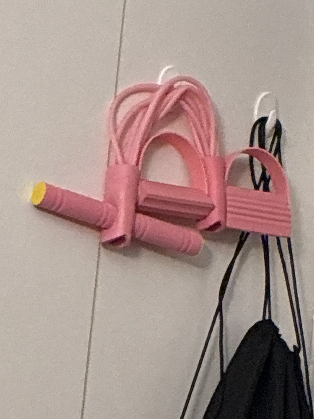 Pink Resistance Bands Set with Handles