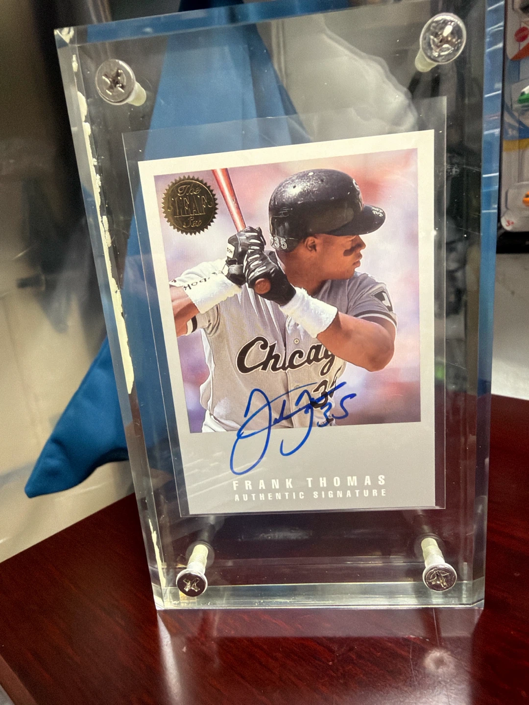 1993 Leaf Frank Thomas Baseball Card 1530/3500