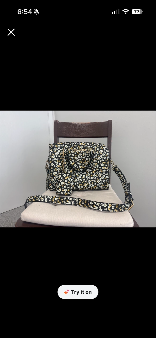 Steve Madden Floral Print Satchel