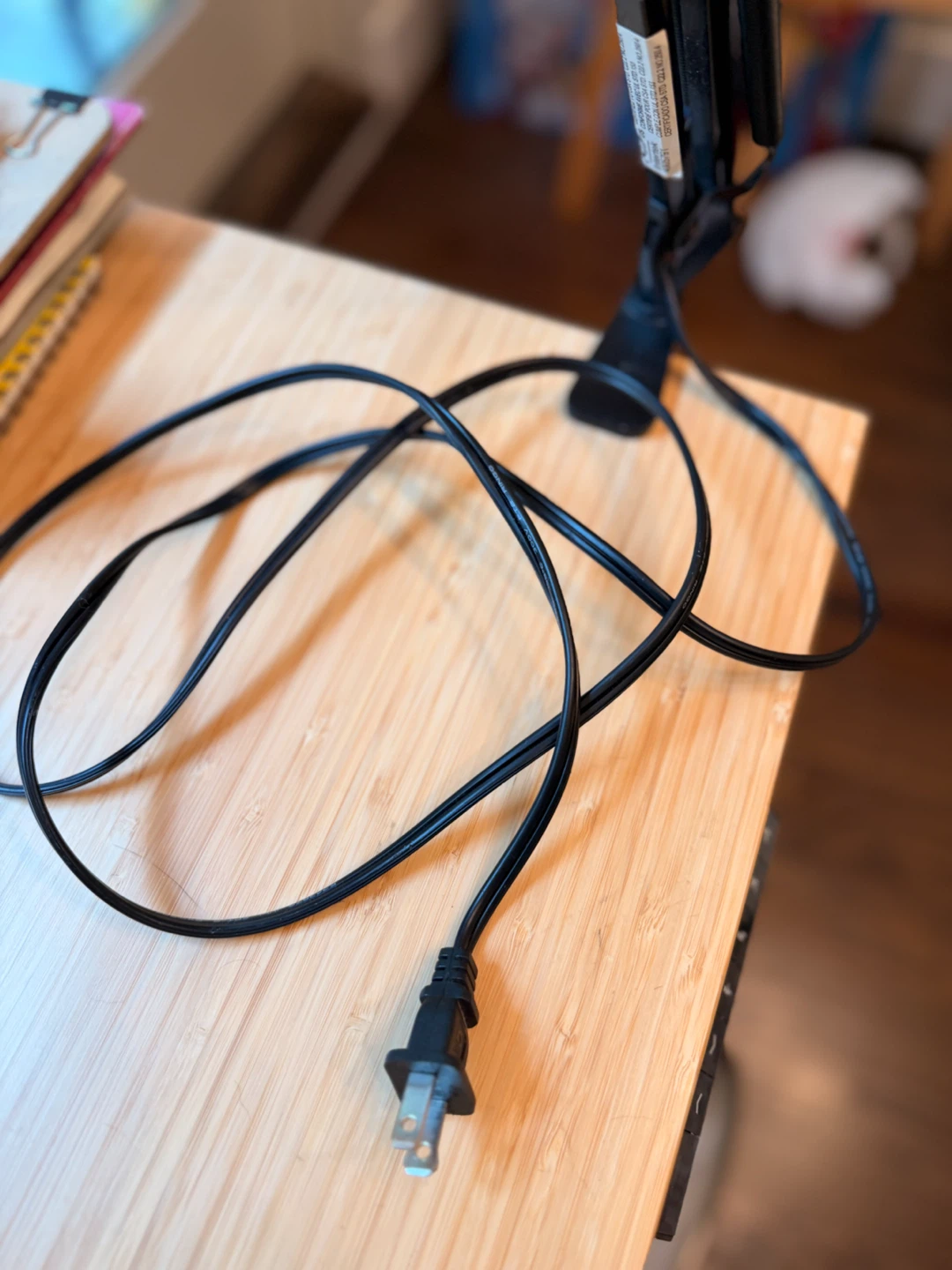 Black Swing Arm Desk Lamp - photo 3