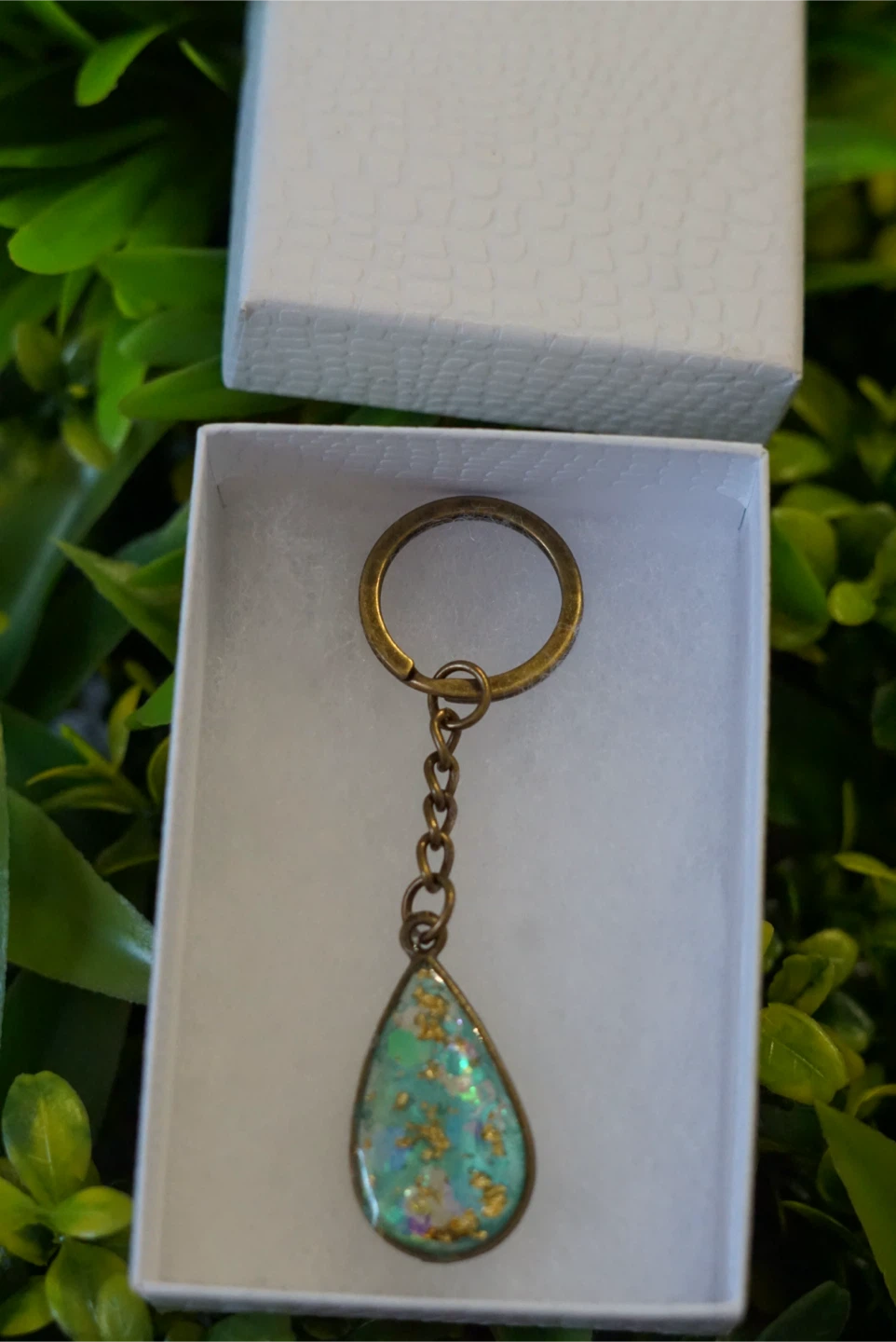 Teardrop Resin Keychain - photo 3