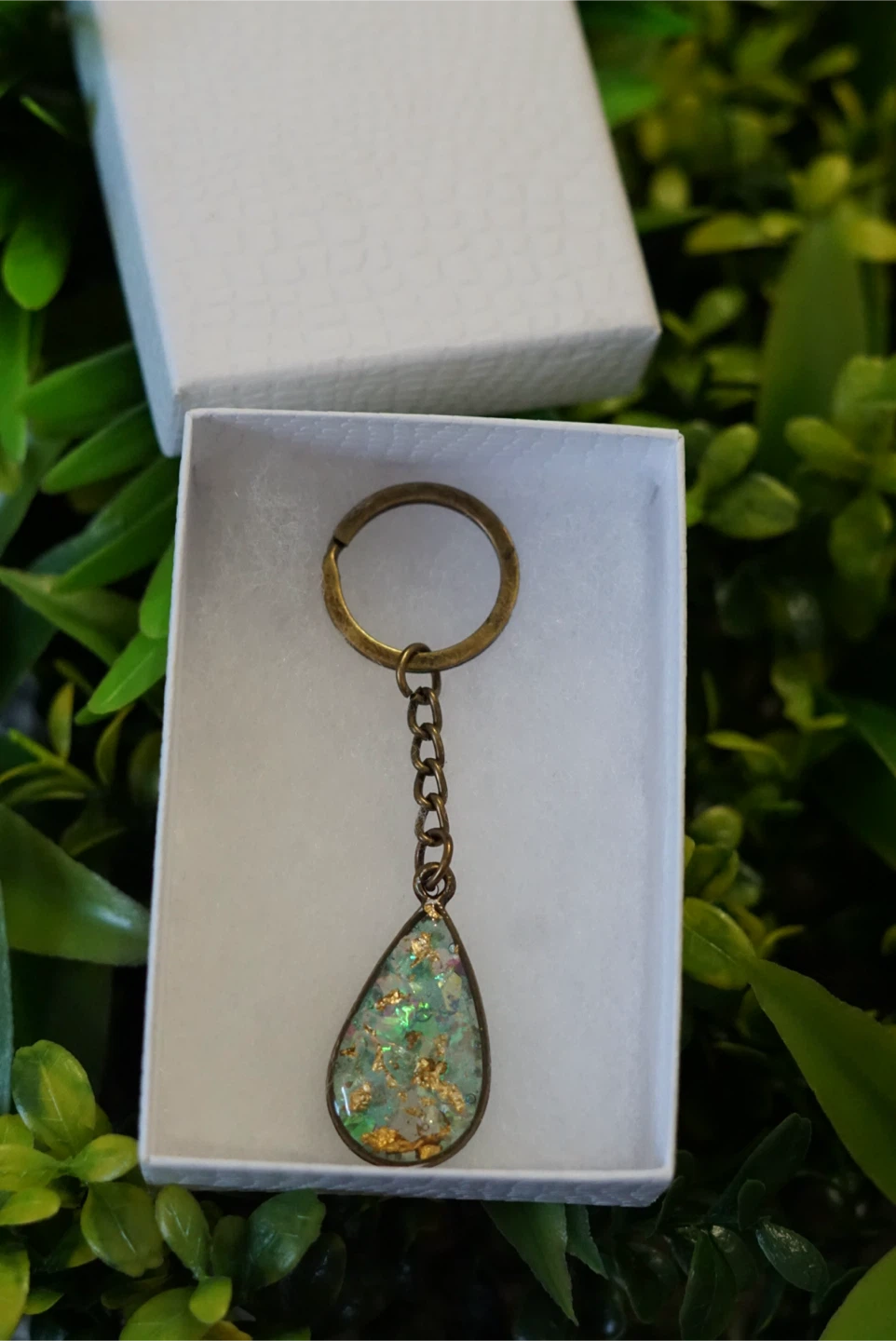 Teardrop Resin Keychain - photo 5