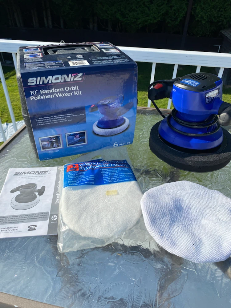 NEW NEVER USED Simoniz 10-in. Random Orbit Polisher/Waxer Kit - photo 3