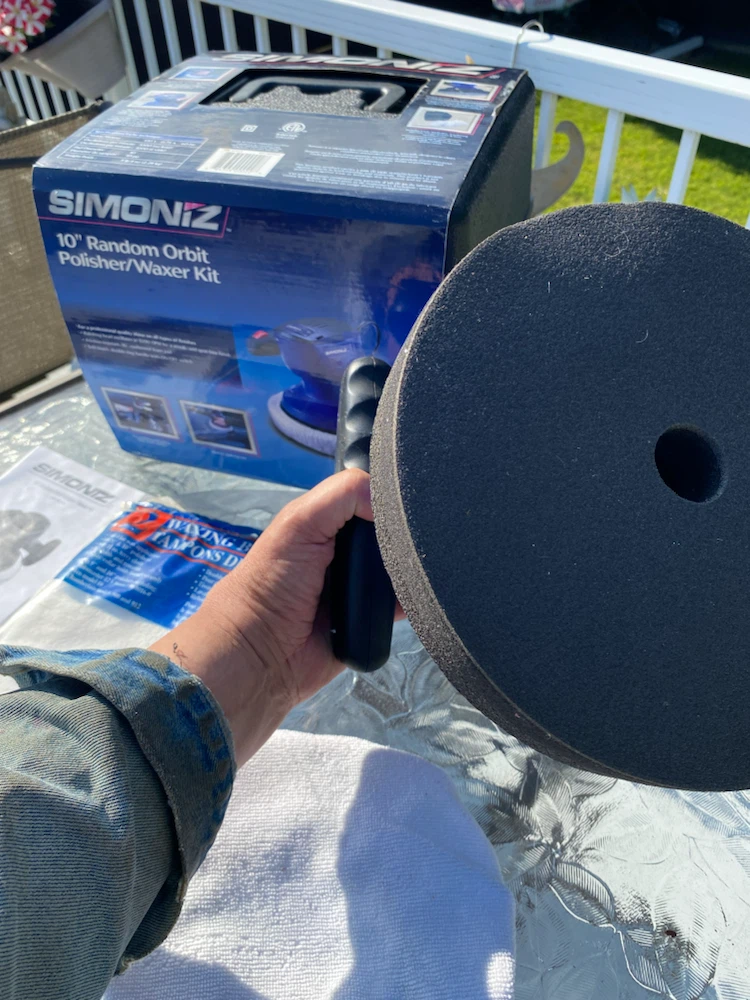 NEW NEVER USED Simoniz 10-in. Random Orbit Polisher/Waxer Kit - photo 5