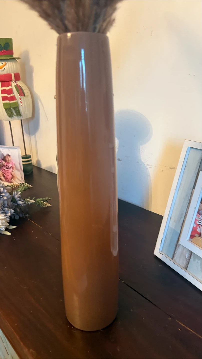 Brown Ceramic Tall Vase set - photo 2
