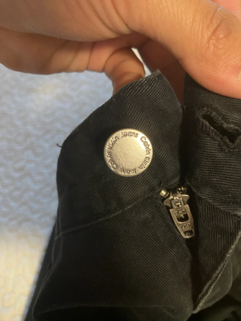 Calvin Klein Jeans Black Denim Pants Size 36x32 - photo 5