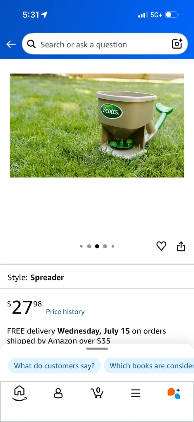 Handheld Seed Spreader + Thick Grass See - photo 5
