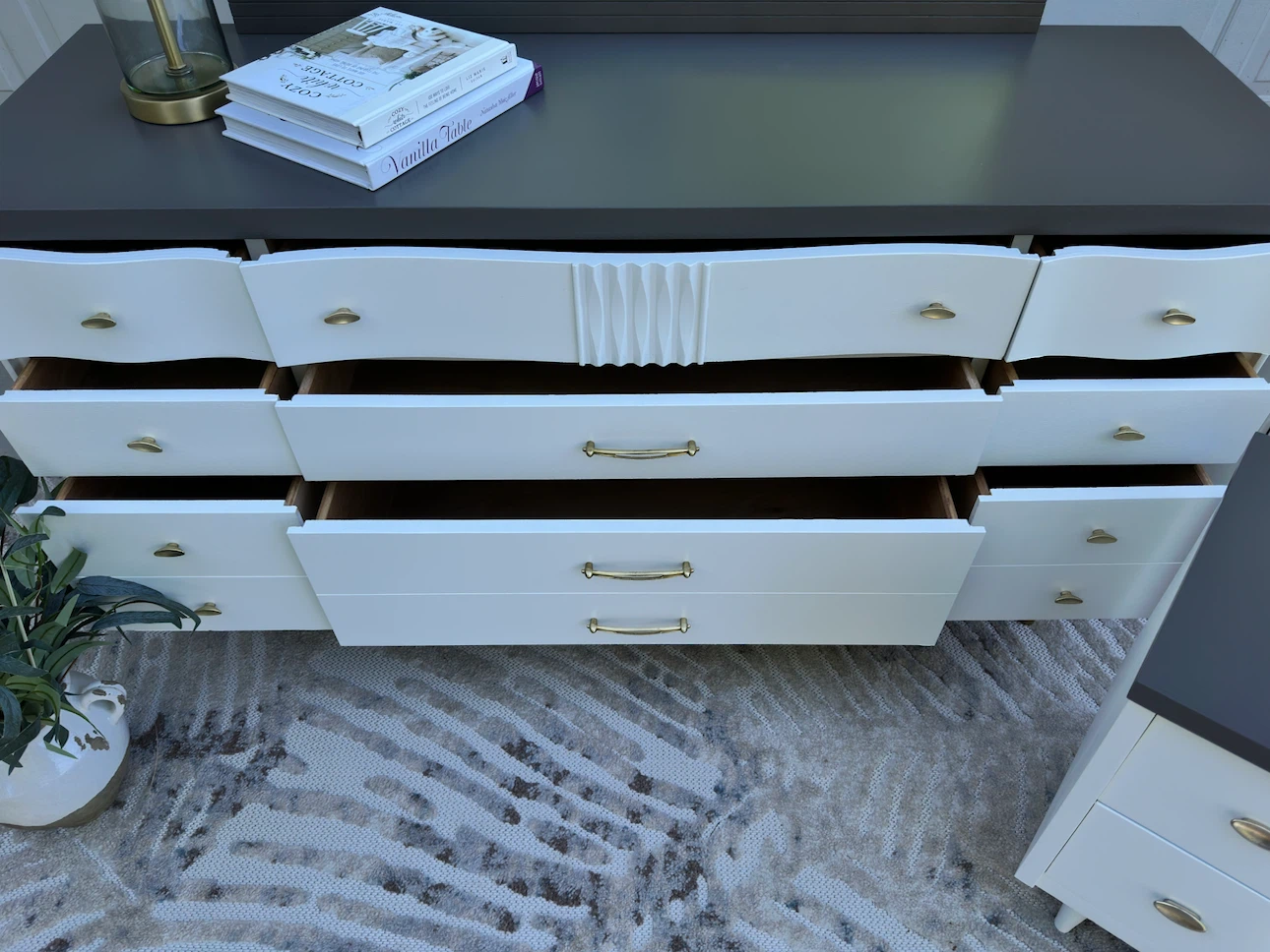 MCM Refinished Basset Bedroom Dressers and mirror - photo 4