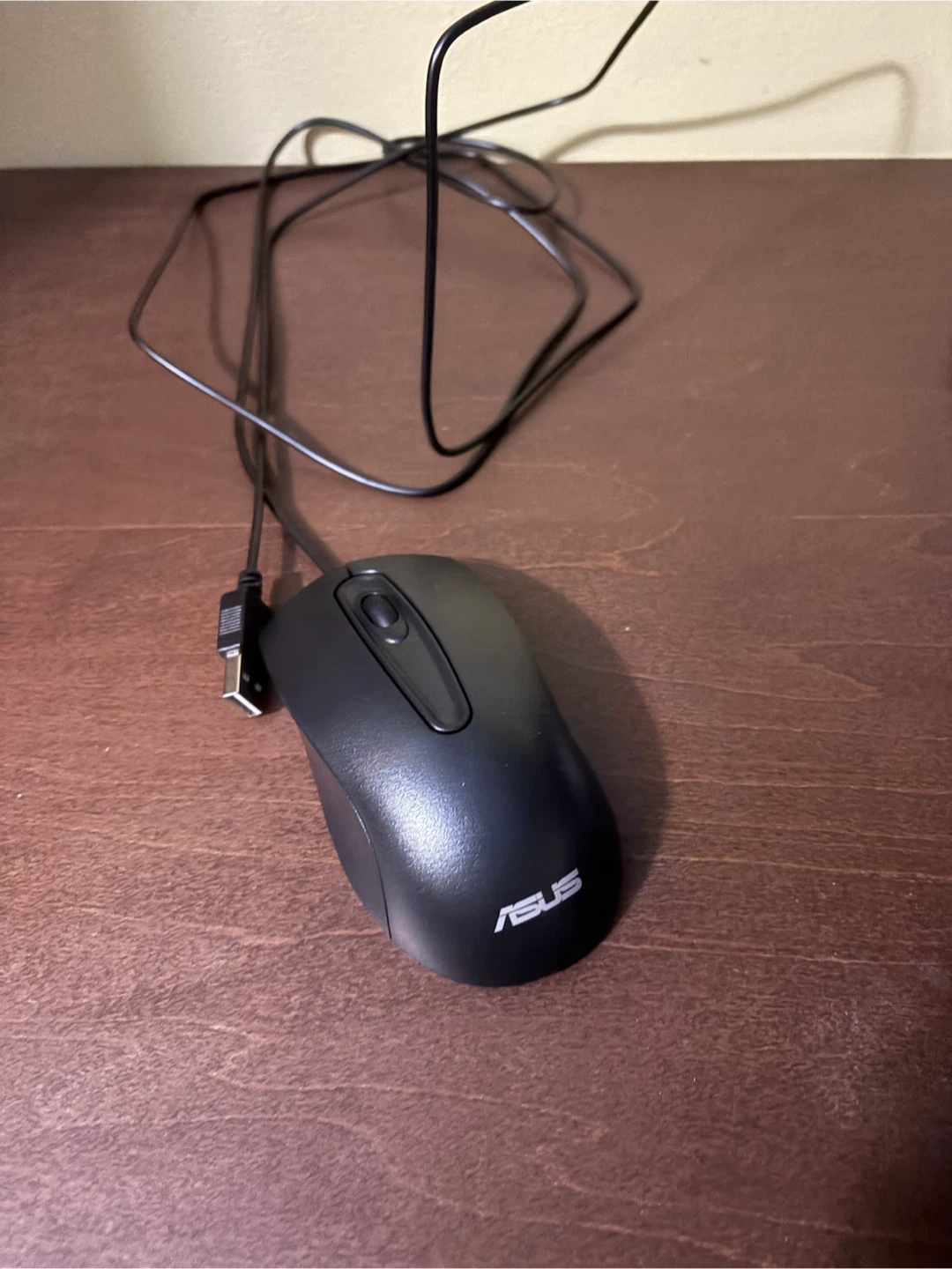 New ASUS Black Wired USB Mouse