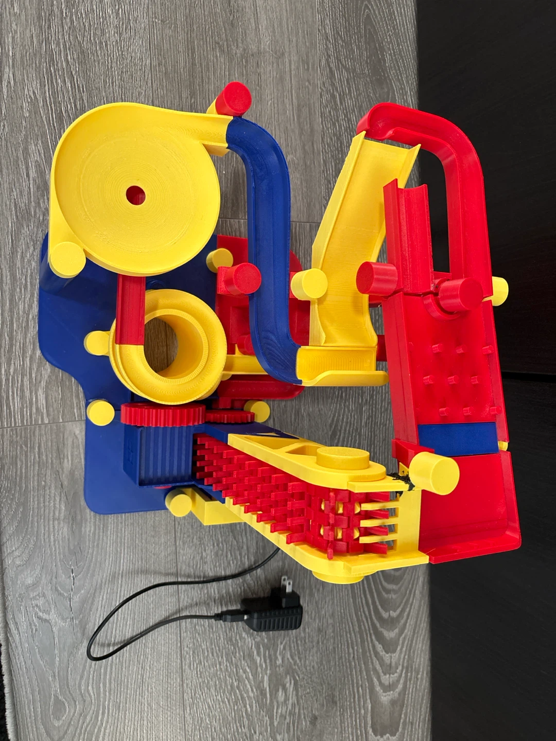 3D Printed Marble Run Toy with Motor