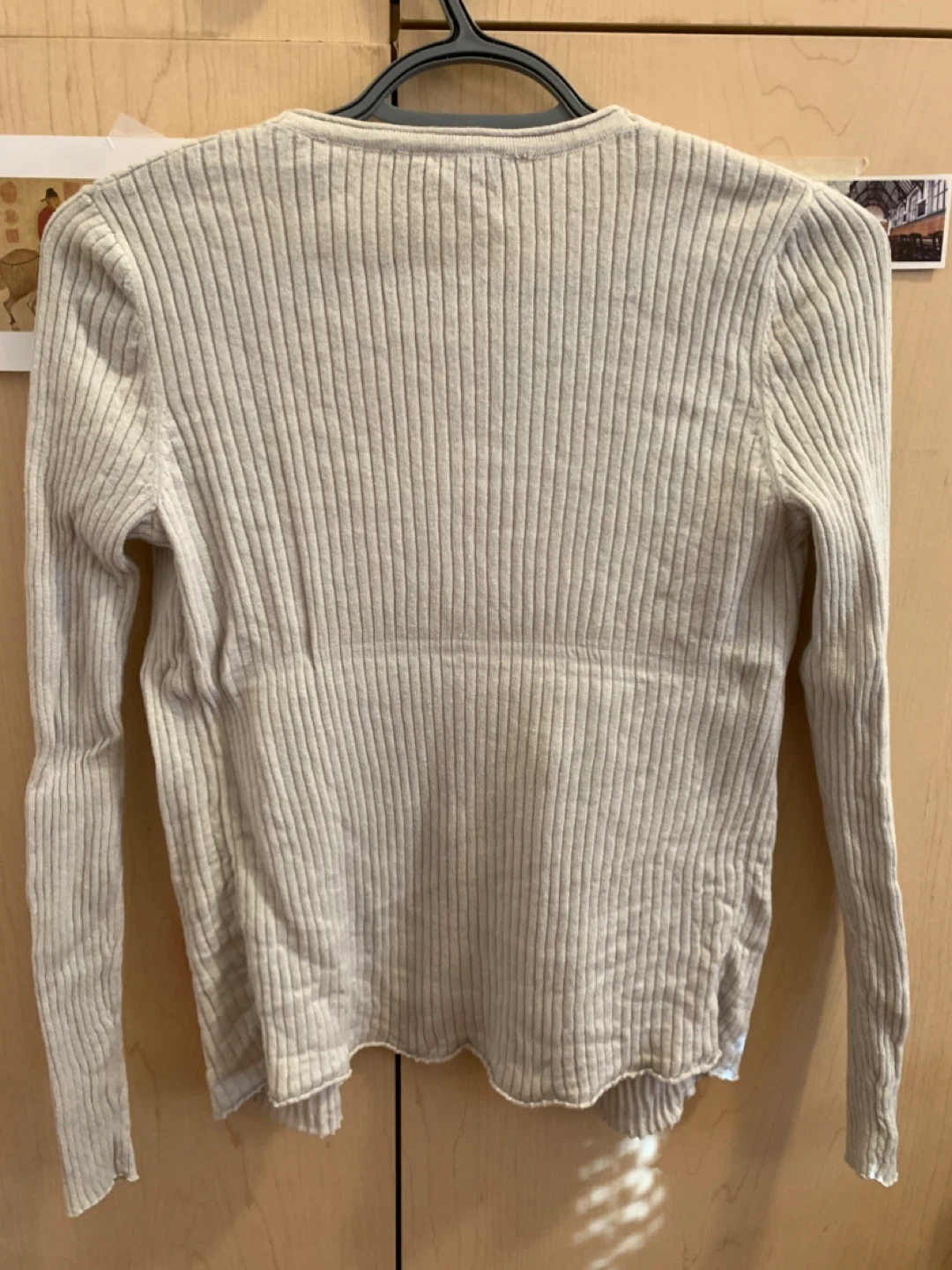 Size S MaxMara Jewel Button Ribbed Knit Long Sleeve Cardigan - photo 2
