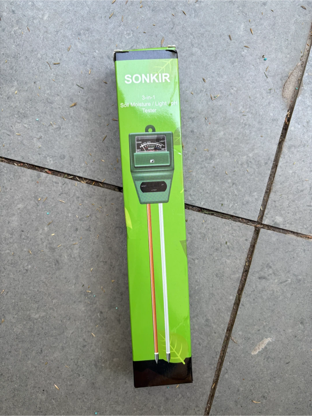 SONKIR 3-in-1 Soil Moisture, Light & pH Meter – Like New - photo 2