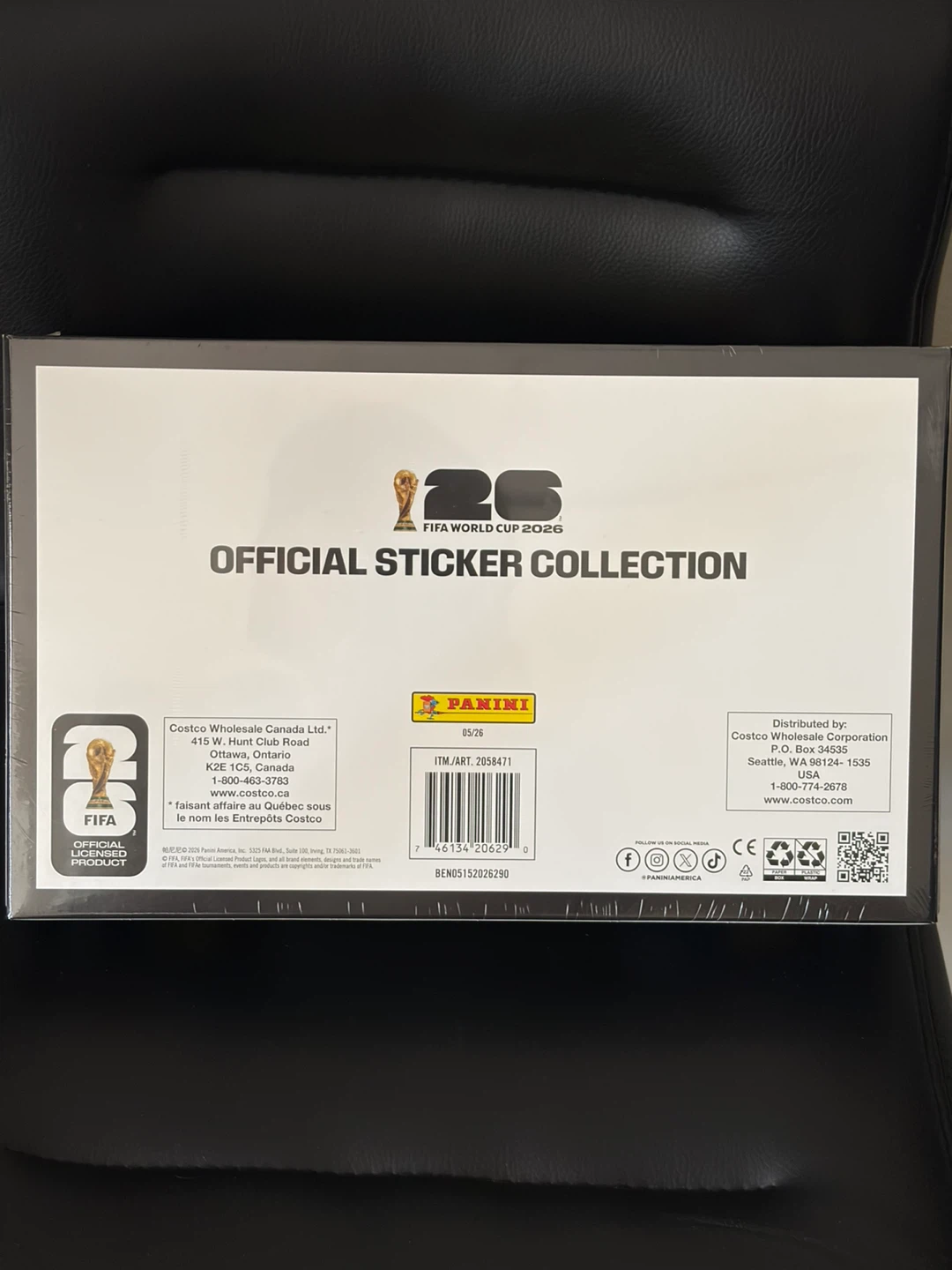 Rare Panini FIFA World Cup 2026 Official Sticker Collection Box - photo 2