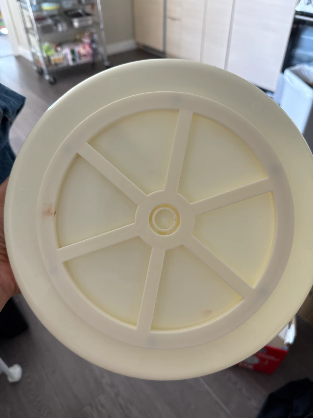 Cream Coloured Lazy Susan Turntable - photo 2