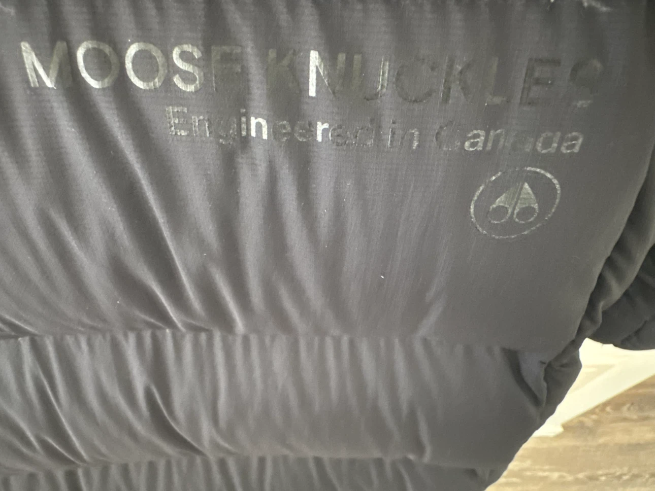 Moose Knuckles Black Puffer Coat