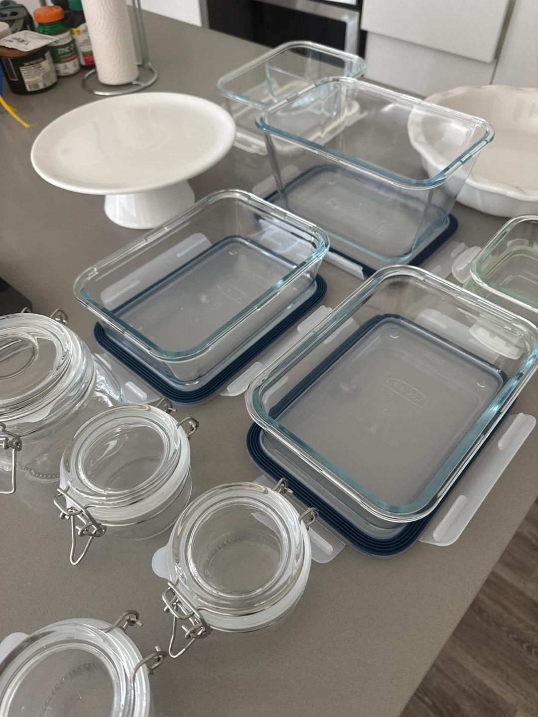 Assorted Glass Food Storage Containers and Jars - photo 3