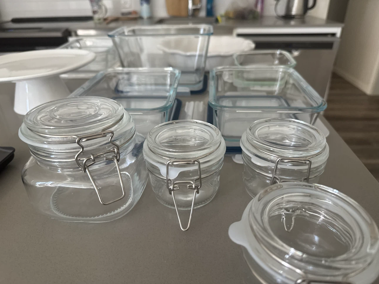 Assorted Glass Food Storage Containers and Jars - photo 4