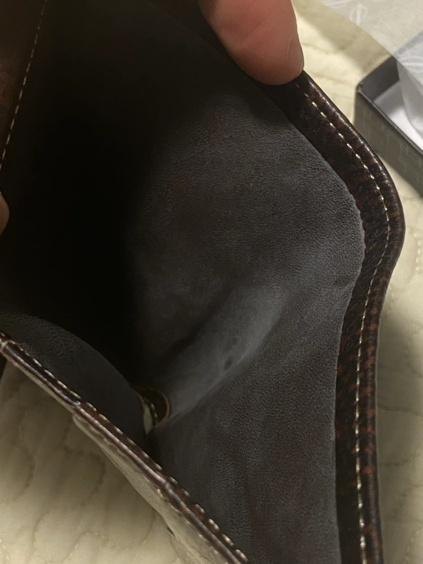 Cole Haan Brown Leather Bifold Wallet with Left Side Flip Up - photo 4