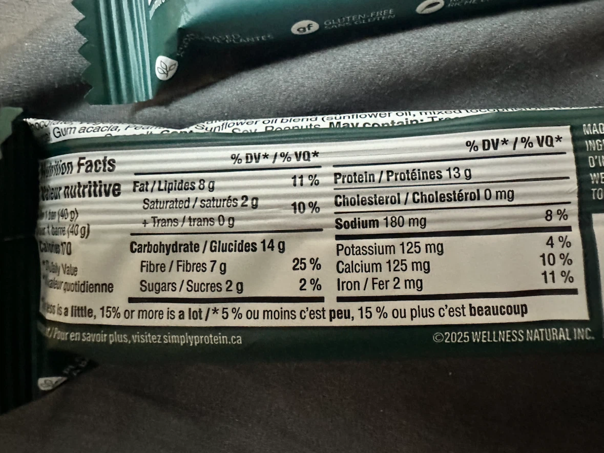 Simply Protein Crispy Peanut Butter Chocolate Snack Bars (40g) - photo 3