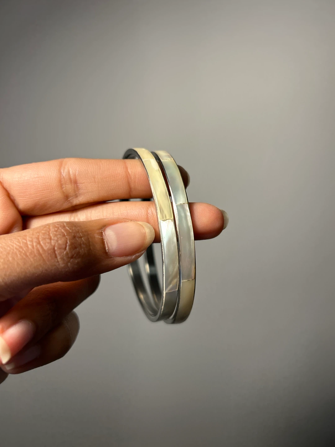 Mother of Pearl Bangle Set - photo 2