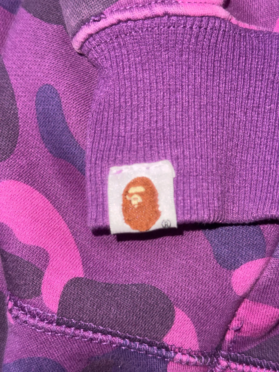 BAPE Purple Camo Full Zip - photo 3