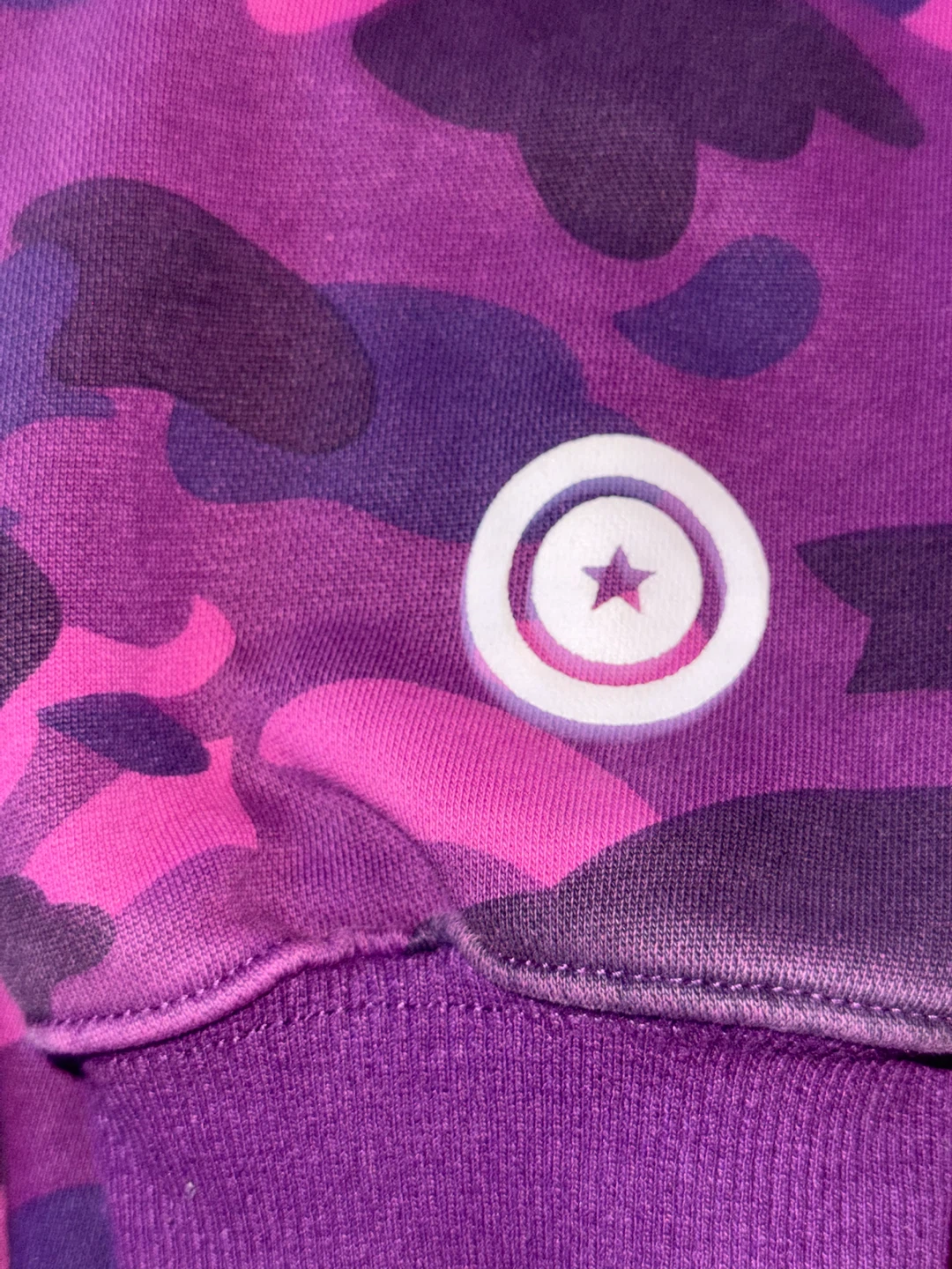 BAPE Purple Camo Full Zip - photo 4