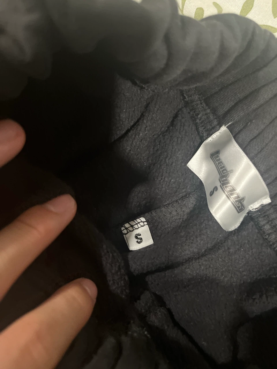 Lucid blanks 600 gsm Black Sweatpants - Size S - photo 2
