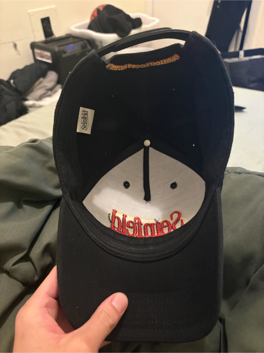 Black Seinfeld "A Show About Nothing" Embroidered Baseball Cap - photo 4
