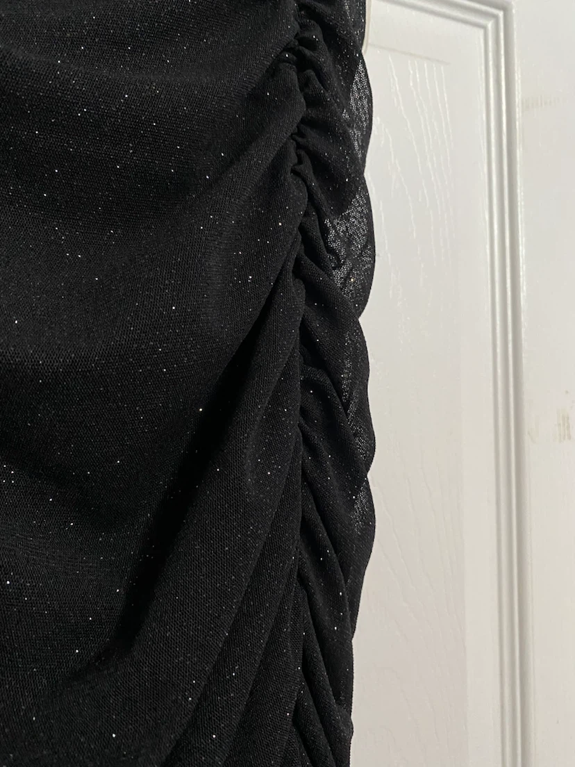 Honey- Shimmer Black Mesh Dress - photo 3