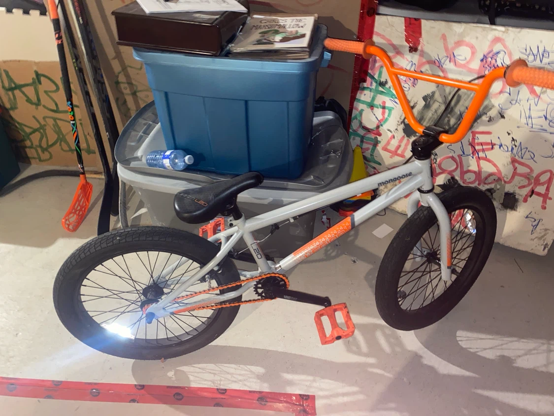 Mongoose BMX Bike - Orange and Grey