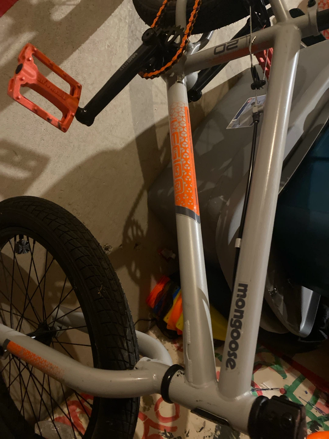Mongoose BMX Bike - Orange and Grey - photo 3