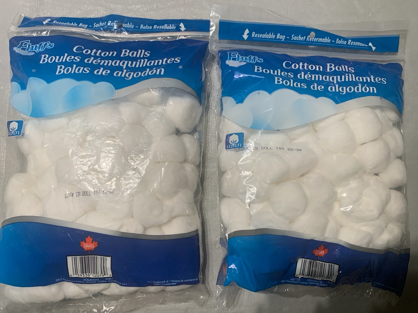 Fluffs Cotton Balls
