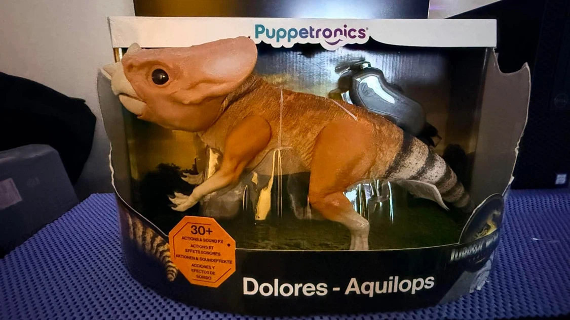 Puppetronics Dolores Aquilops Dinosaur Toy