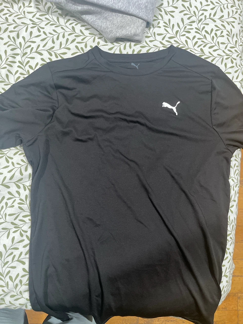 Puma Athletic T-Shirt - Black and gray