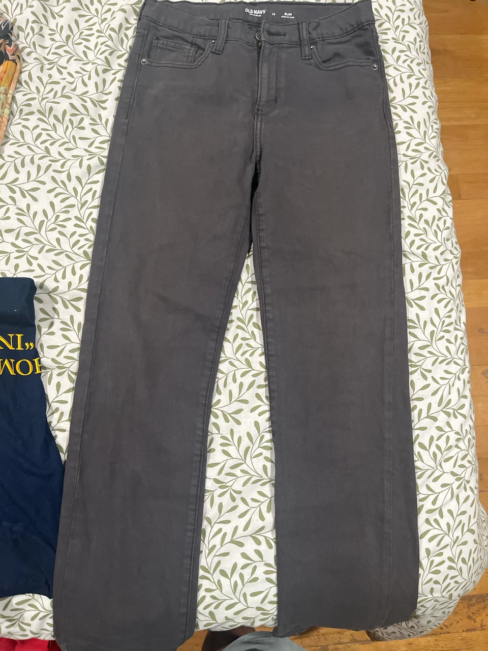 Old Navy Slim Built-In Flex Jeans - Charcoal - Size 14