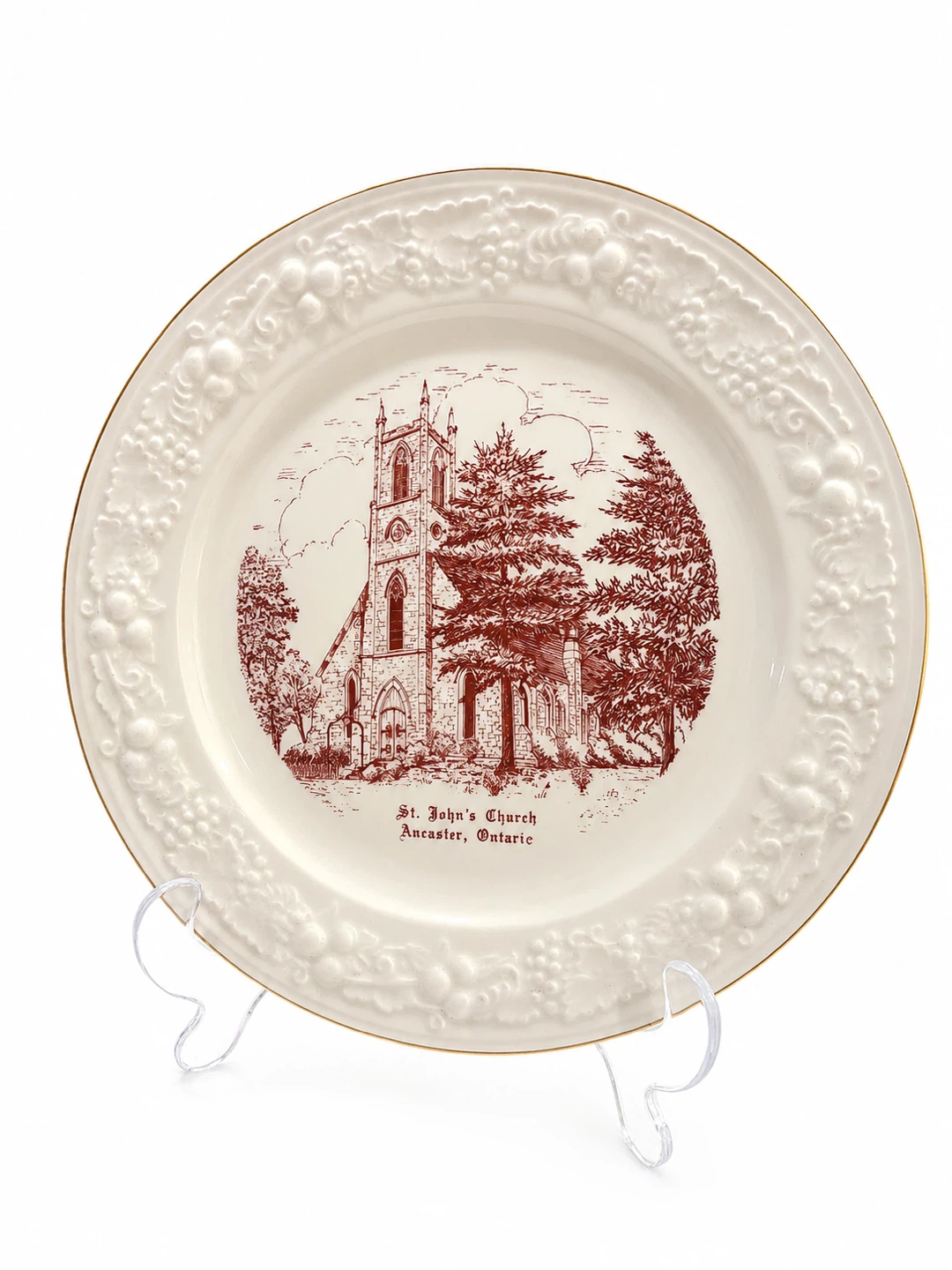 St. John's Church Ancaster, Ontario Decorative Plate