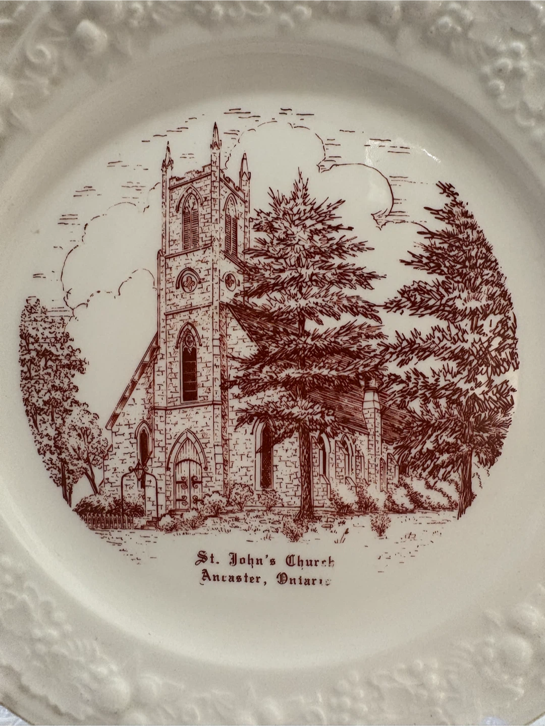 St. John's Church Ancaster, Ontario Decorative Plate - photo 2