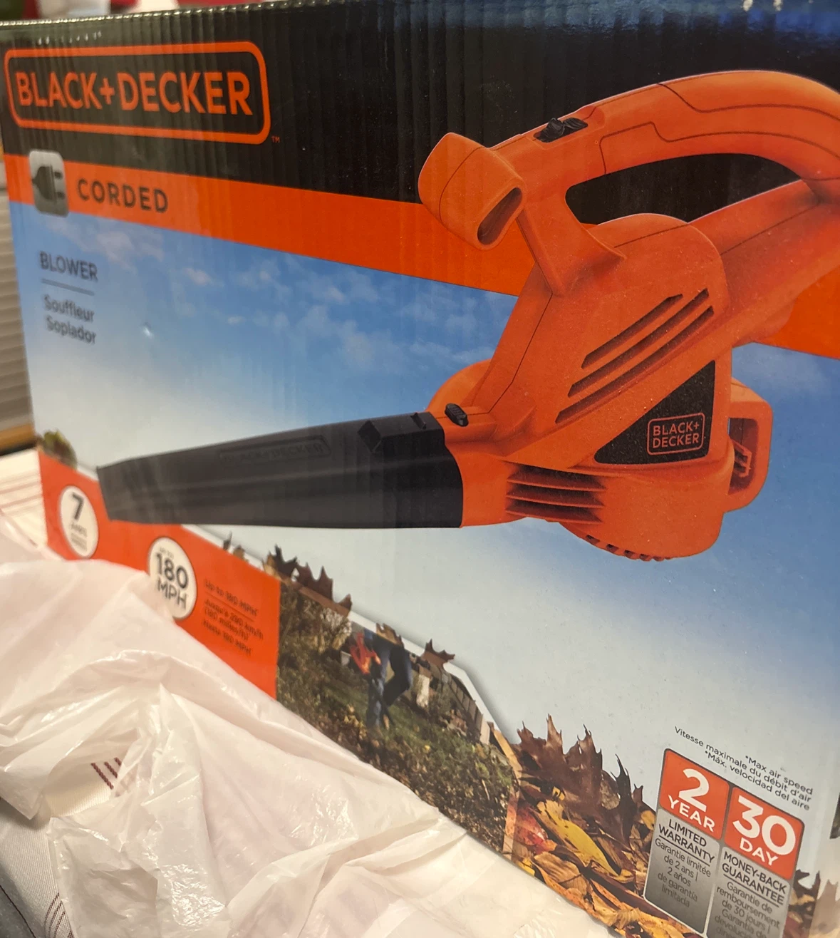 Brand New Black+Decker Corded Blower - photo 5