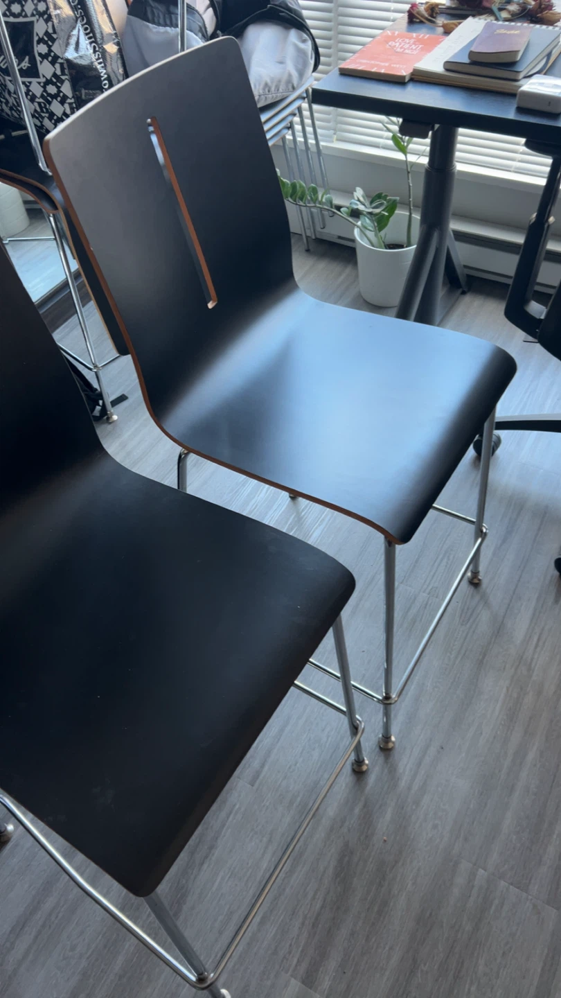 Black Bar Stools (Set of 4) - photo 2
