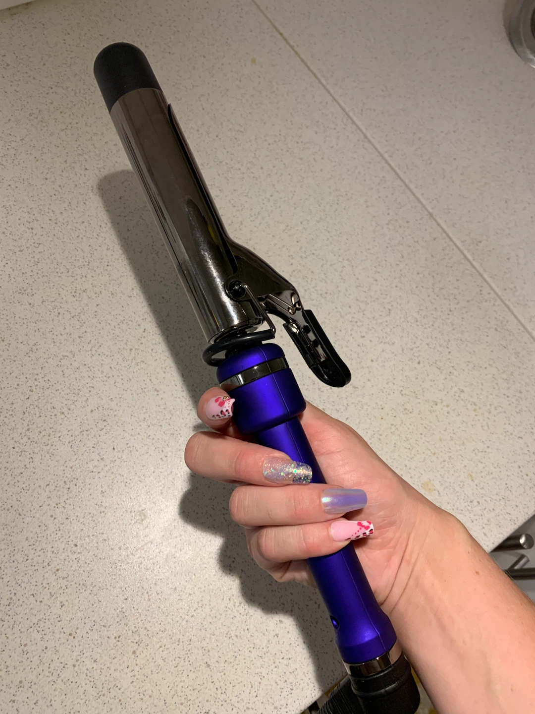 ION Titanium Platinum Pro Curling Iron 1 1/4 Inch